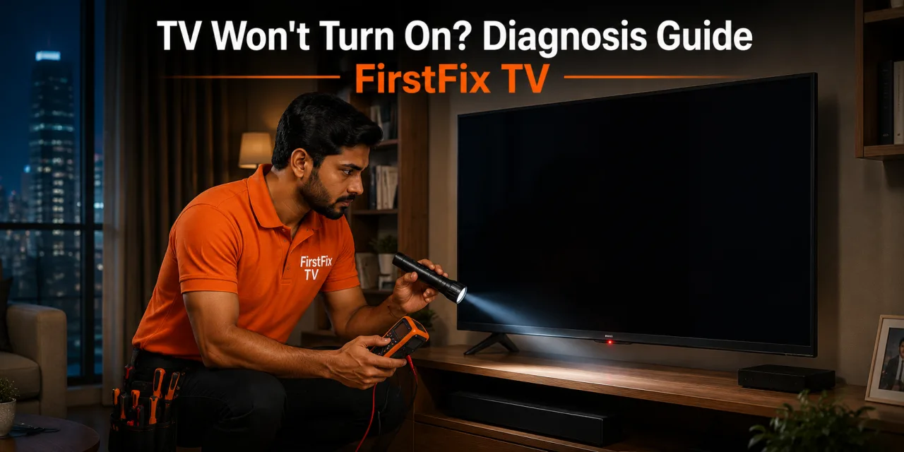 TV Won’t Turn On? A Step-by-Step Diagnosis