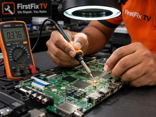 Chip-Level Motherboard Repair — FirstFix TV