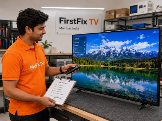 Quality Testing After Repair — FirstFix TV