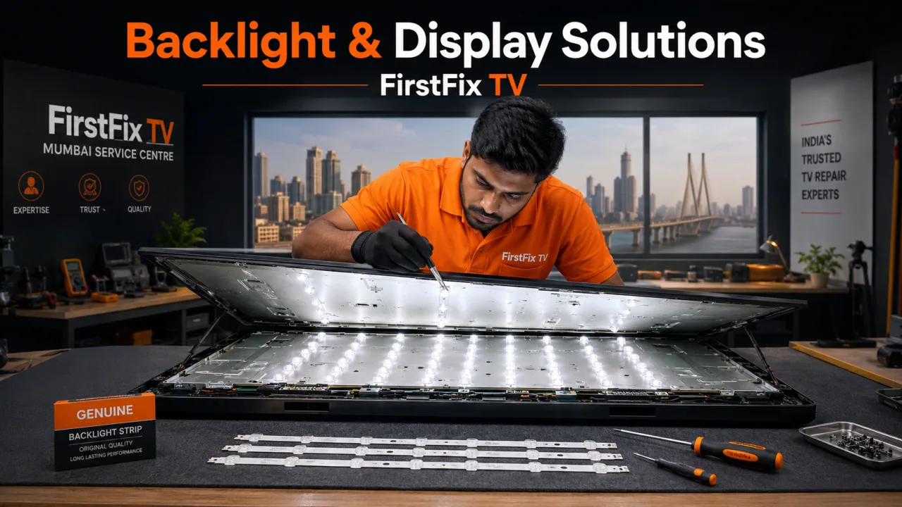 Expert Backlight & Display Solutions by FirstFix TV in Mumbai